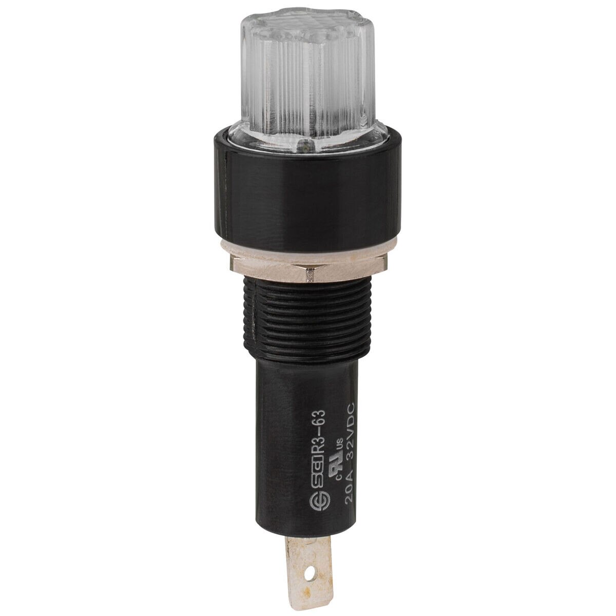 Splash Proof IP66 3AG Fuse Holder with LED Indicator Light